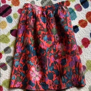 J. Crew Collection Floral Skirt - size 0